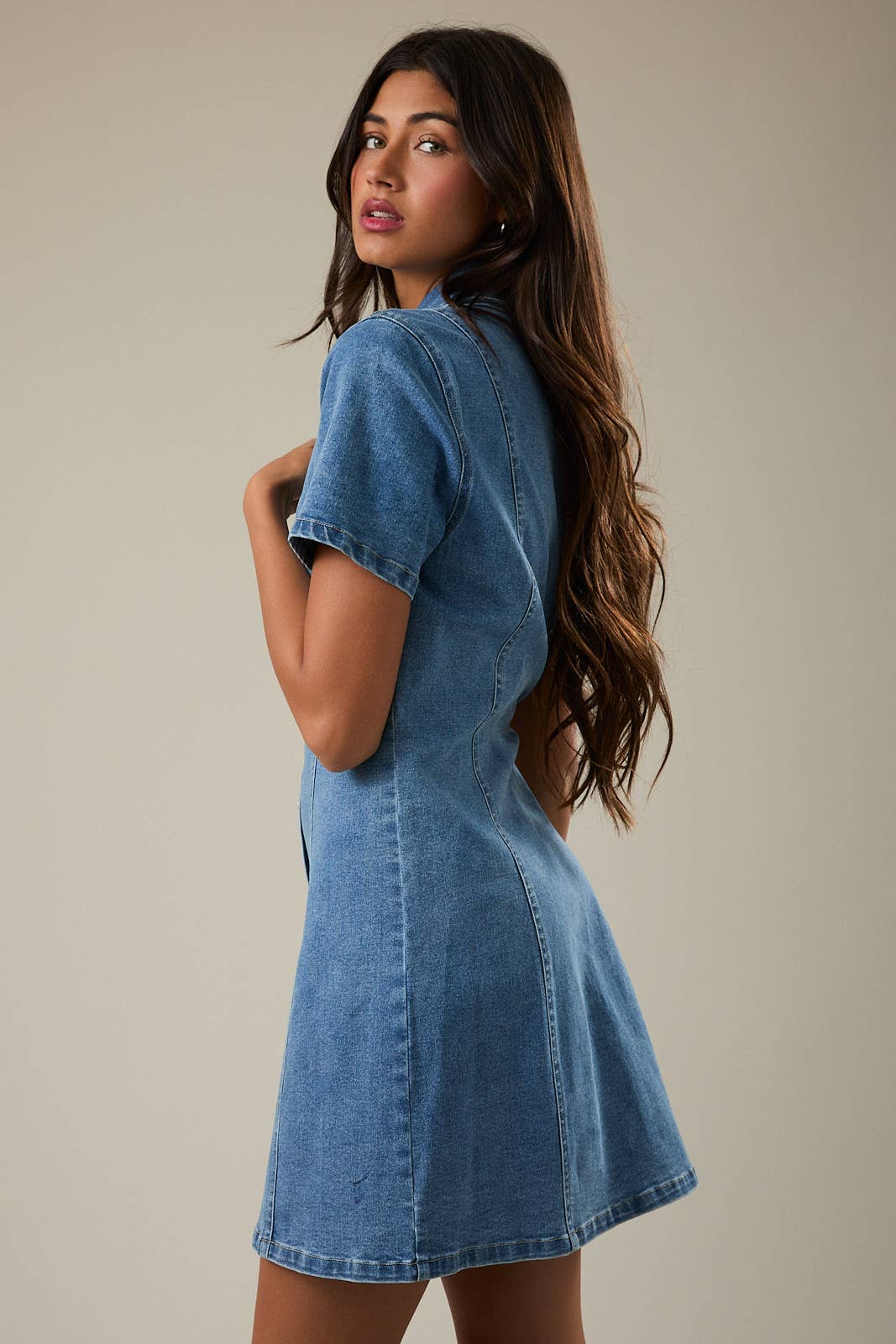 Denim Mini Dress