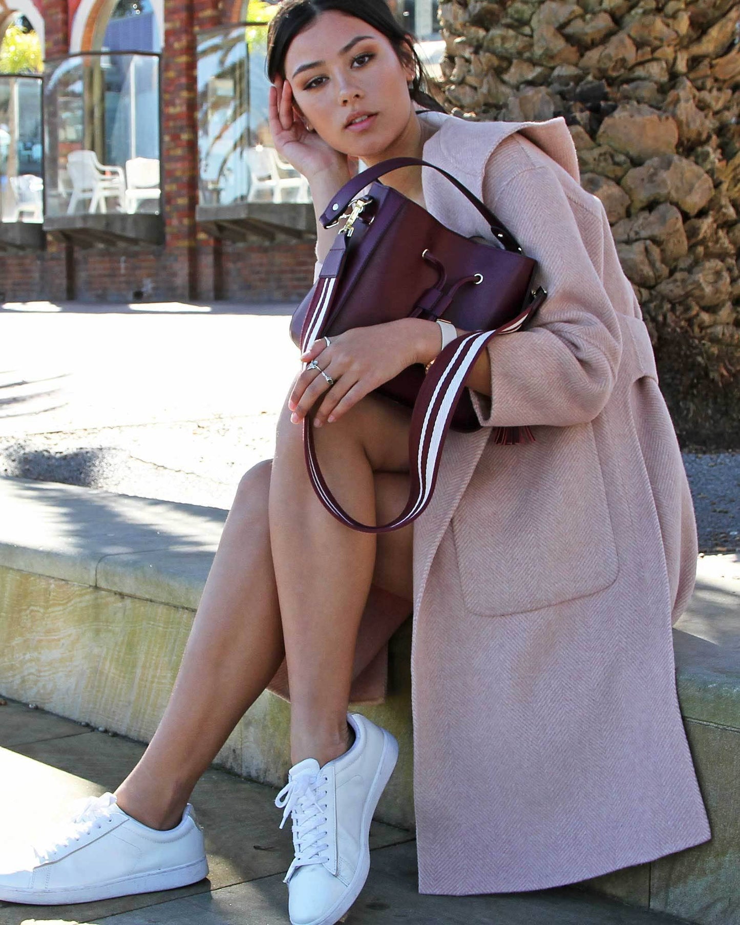 Australian Wool Coat - Pink