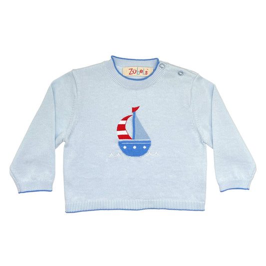 Kids Sailboat Sweater