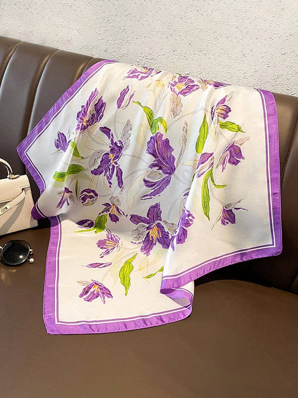 Floral Print Scarf