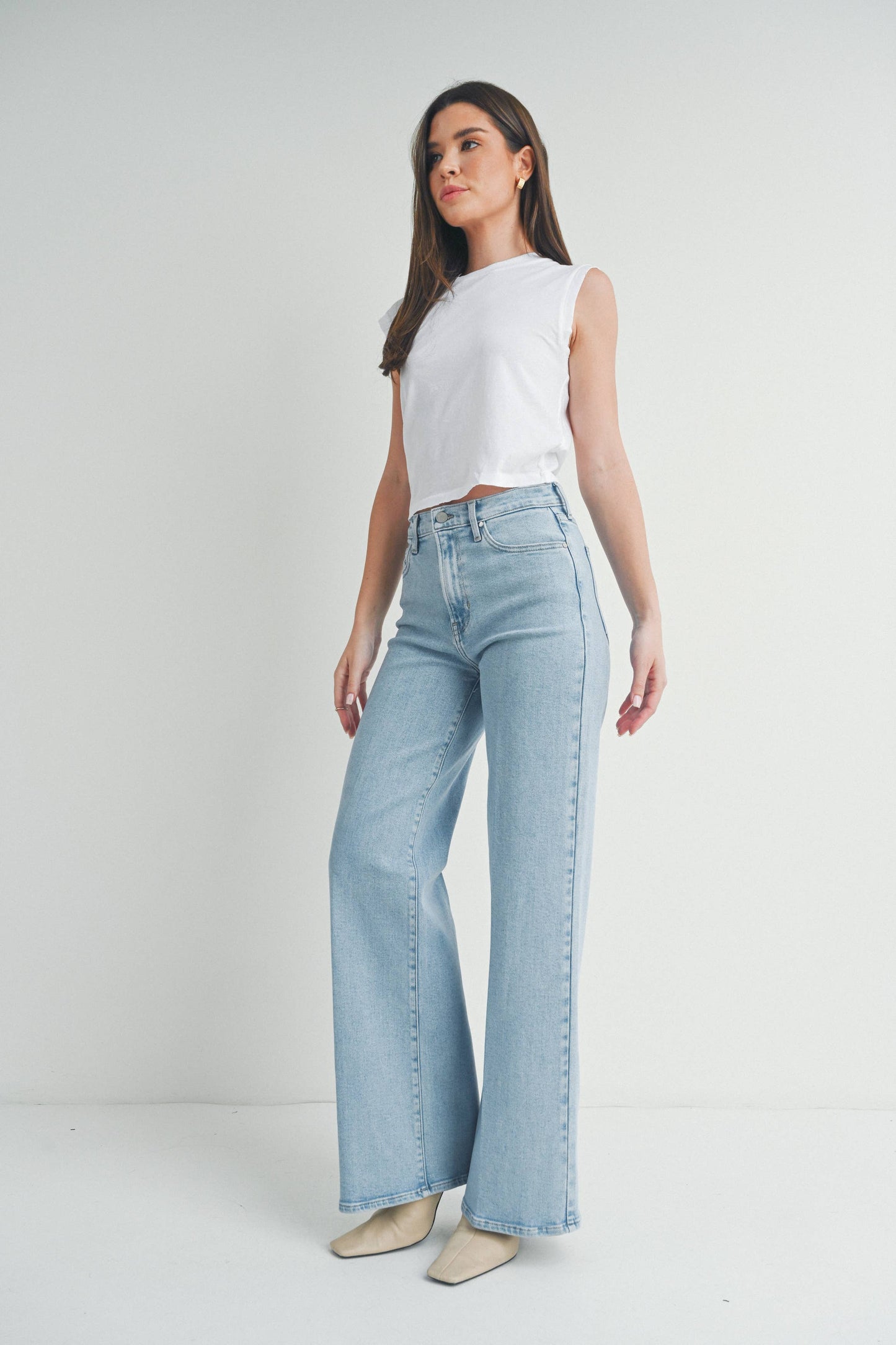 Palazzo Jean - Light Denim