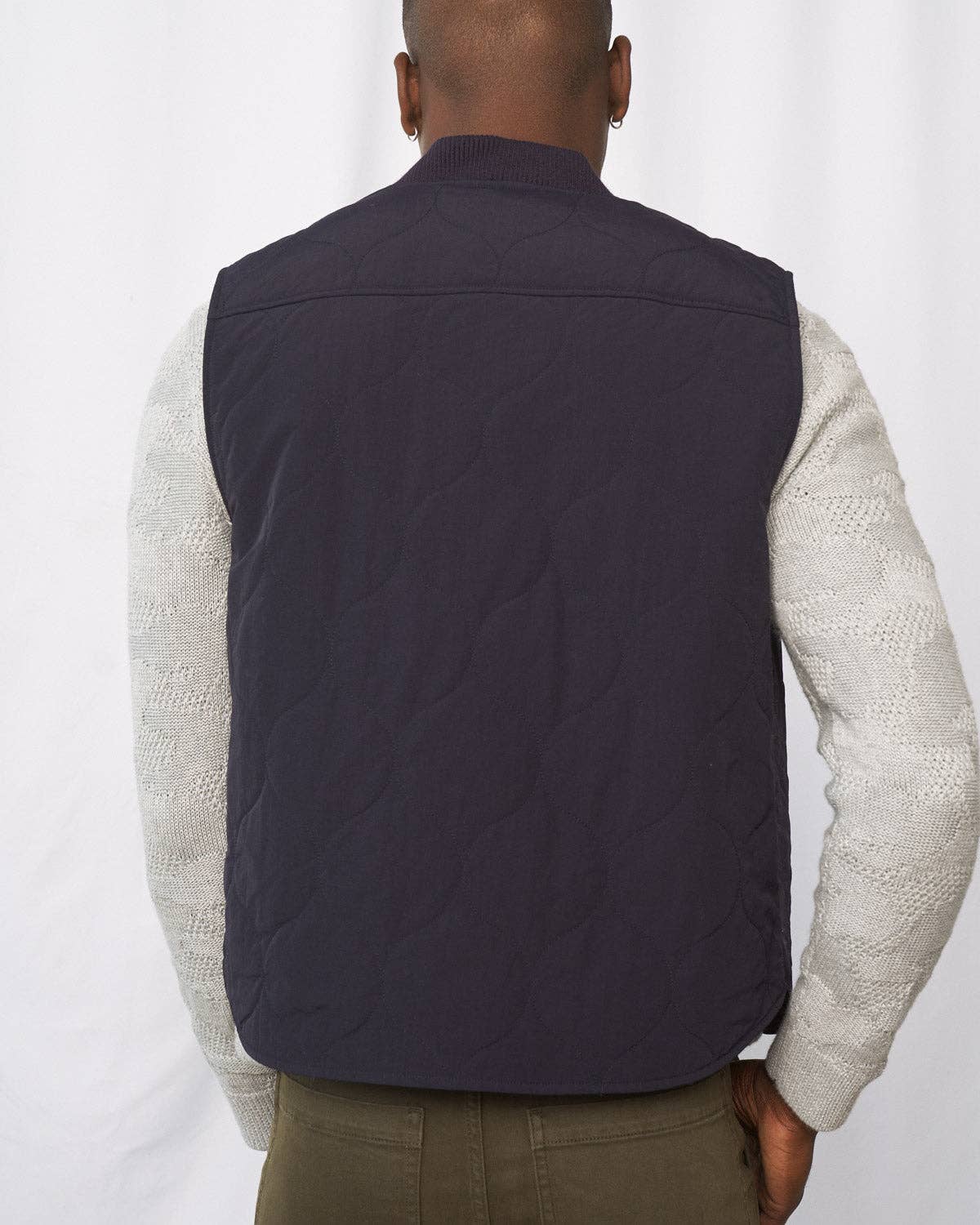 Mens Ultralight Navy Vest