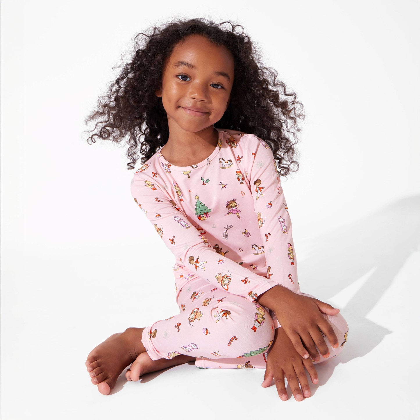 Kids Pink Nutcracker Pajamas