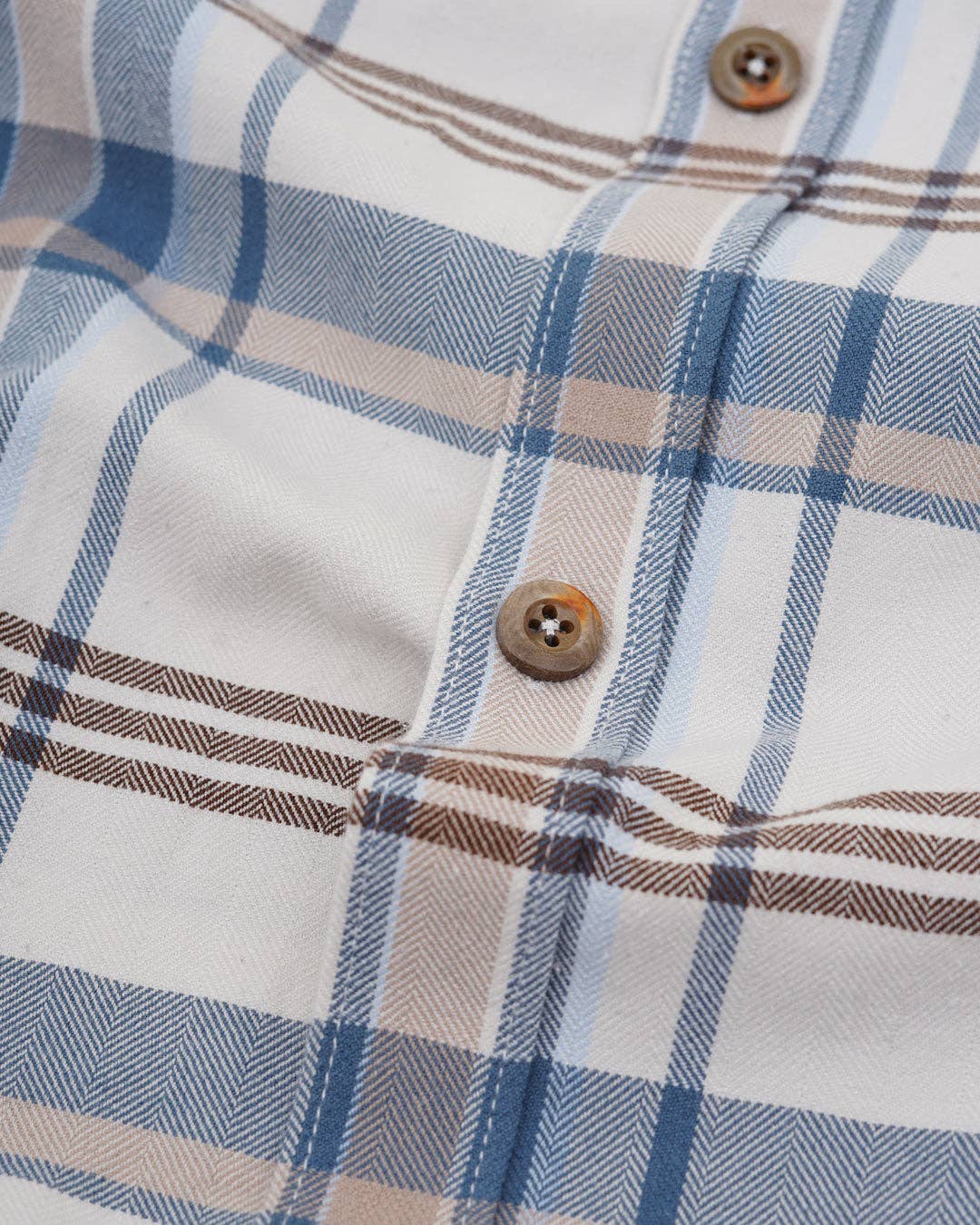 Denim Check Button Down