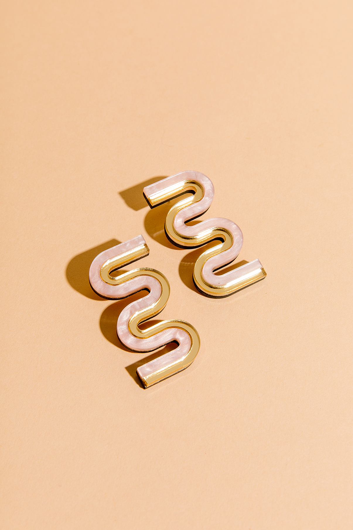 Squiggle Stud Earrings