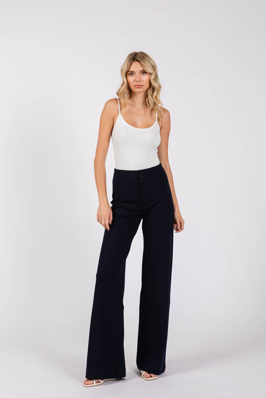 Navy Ponte Trouser