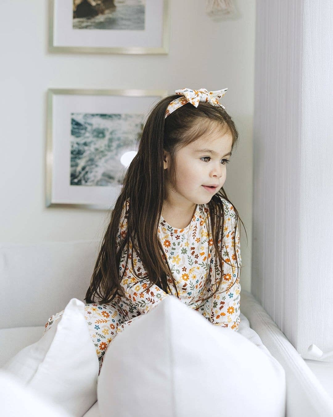 Kids Fall Flower Pajamas