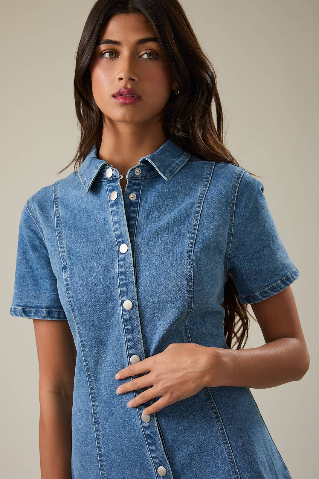 Denim Mini Dress