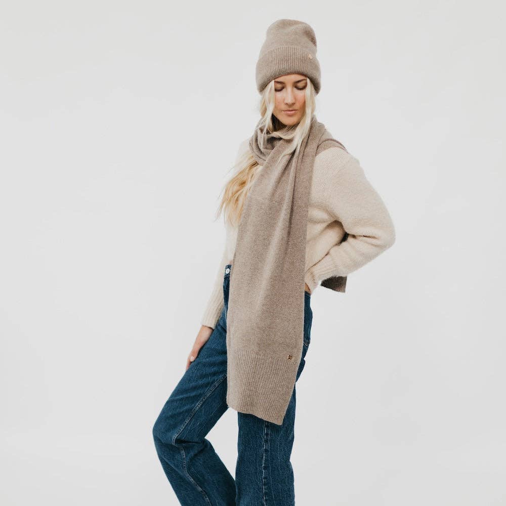 Cashmere Wrap & Beanie Set