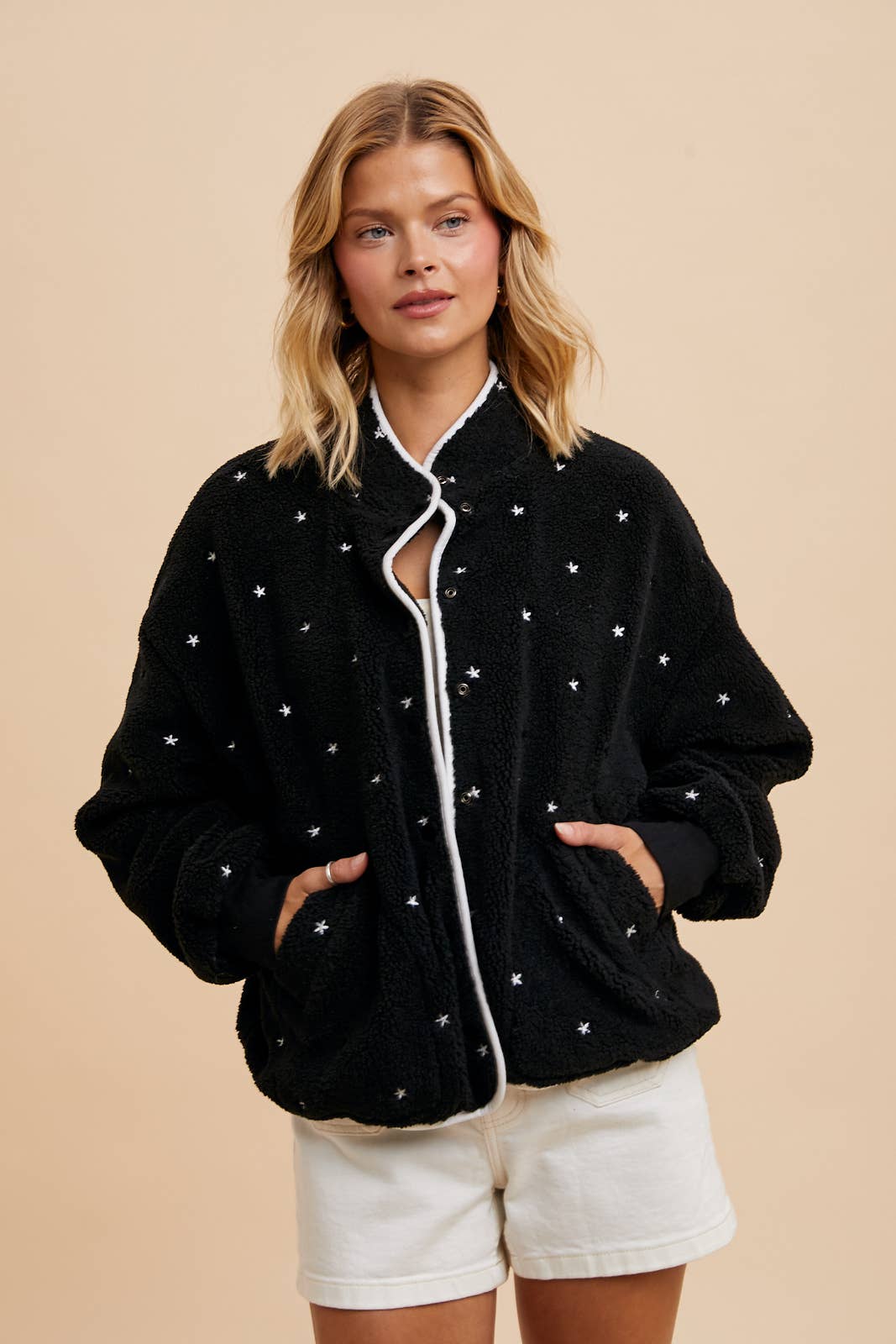 Speckled Sherpa Jacket