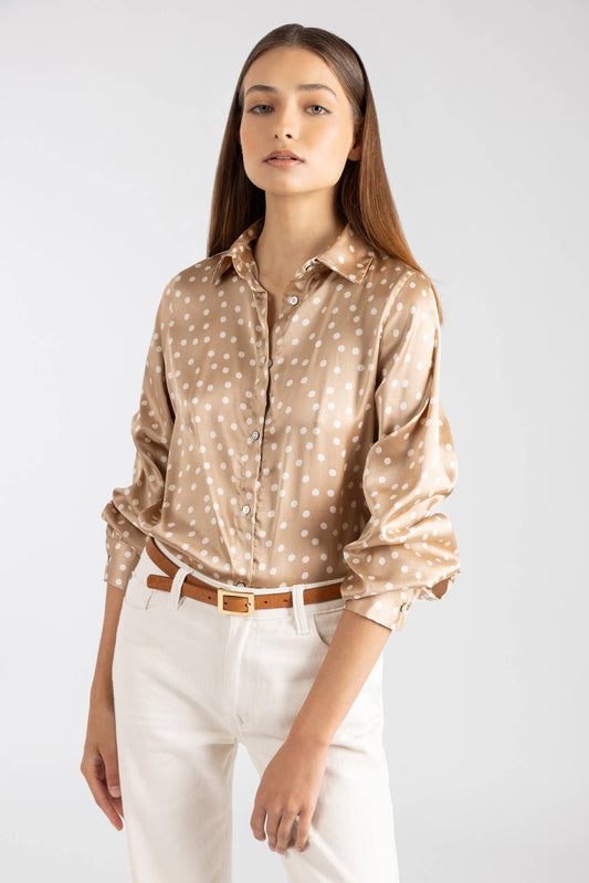 Summer Polka Dot Blouse