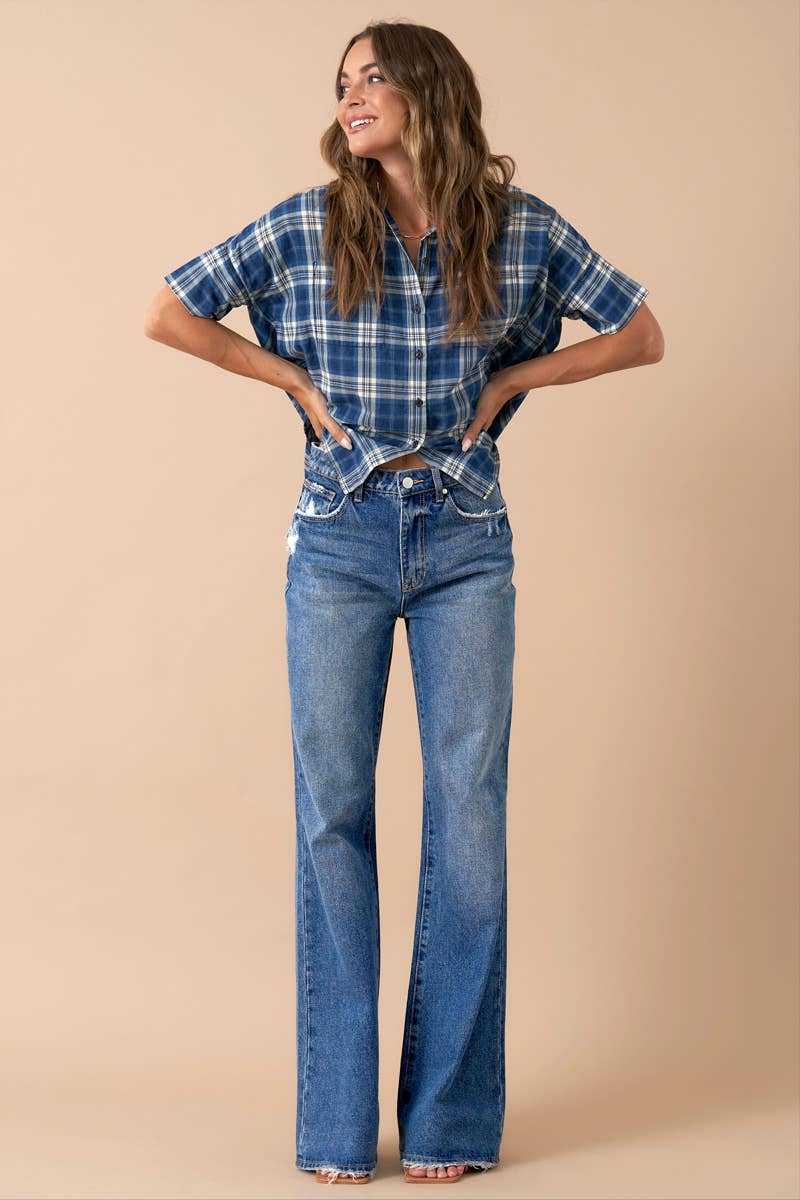 Relaxed Boot Cut Denim