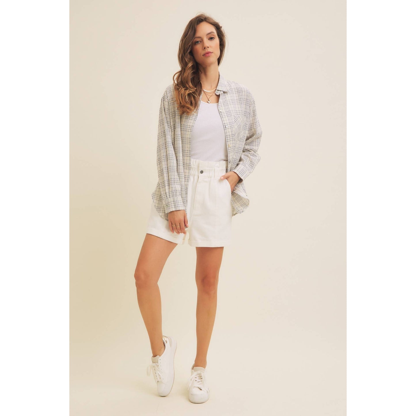 Blue Plaid Button Down