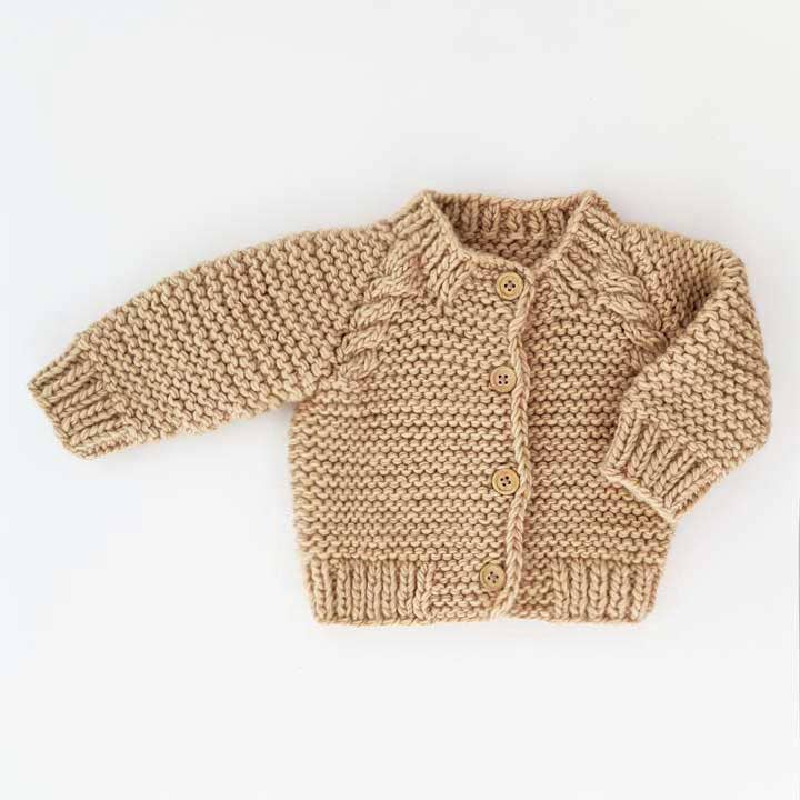 Kids Latte Cardigan Sweater