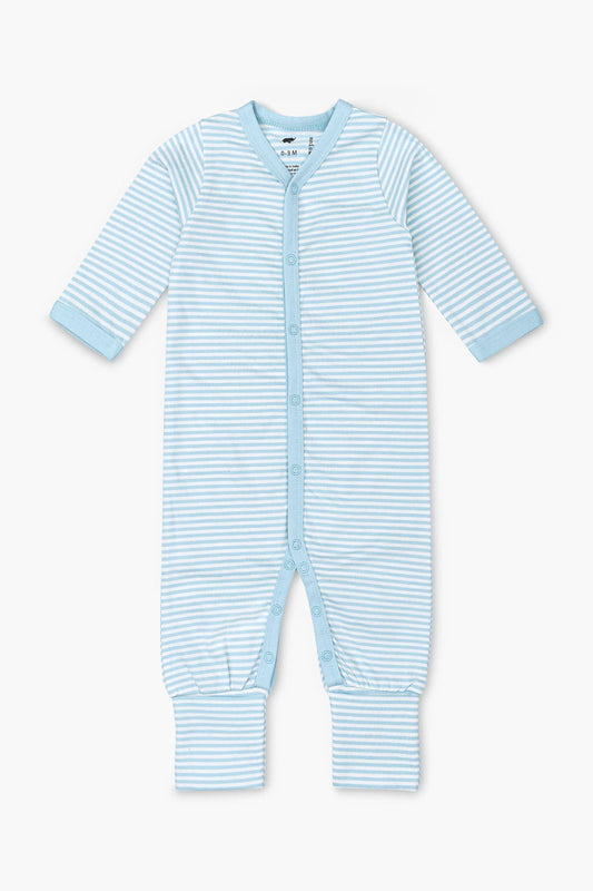 Light Blue Stripe Onesie