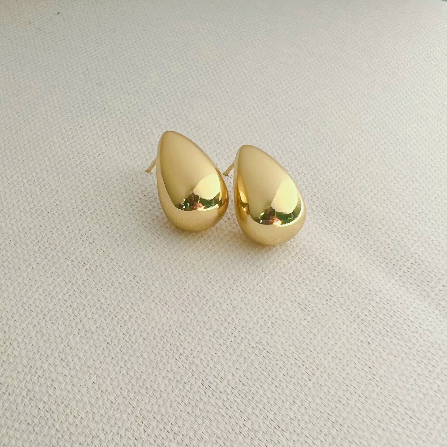 Gold Dome Earrings