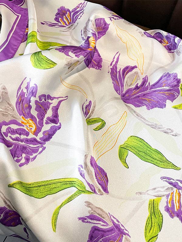Floral Print Scarf