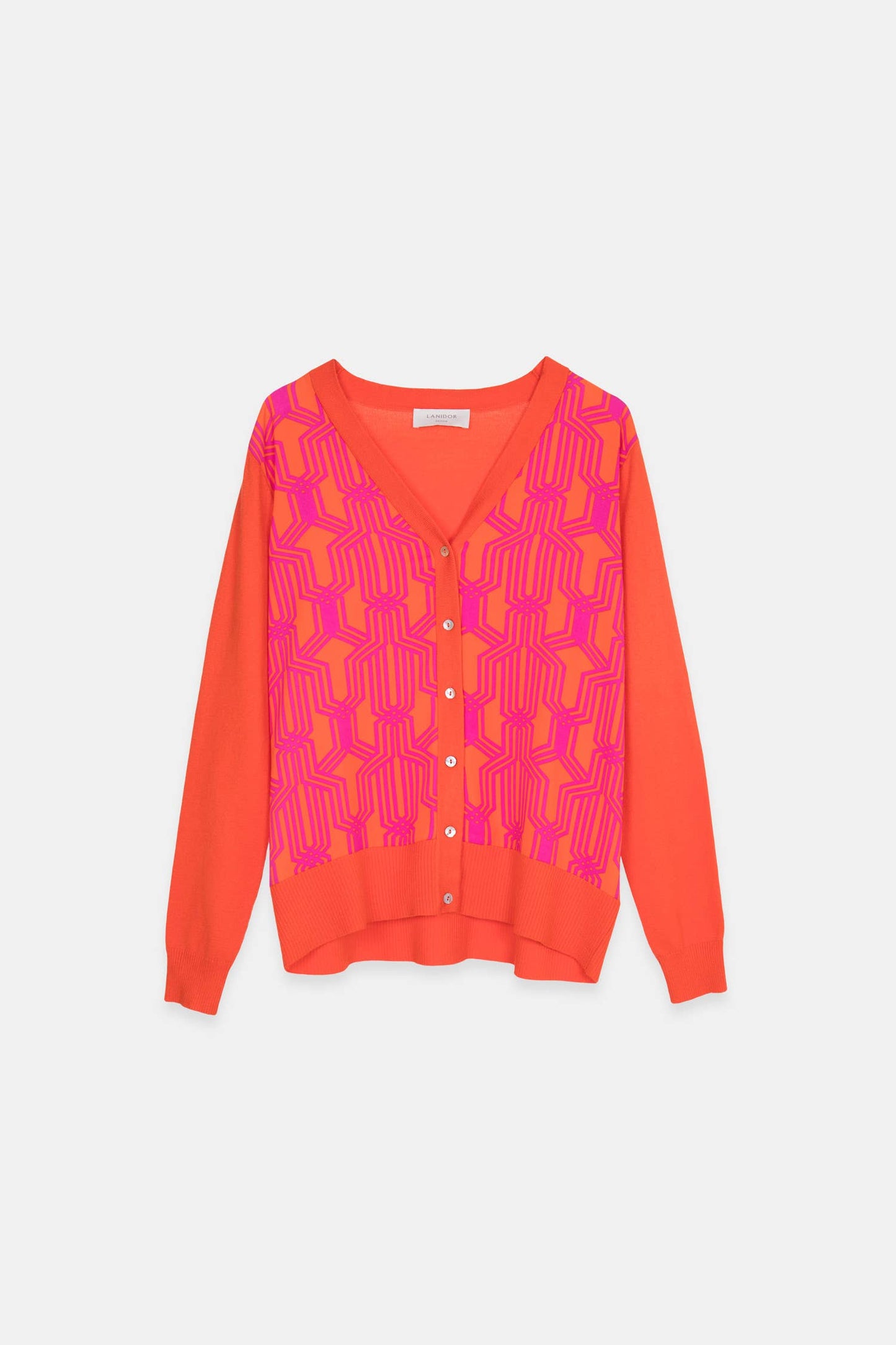 Pink & Orange Cardigan