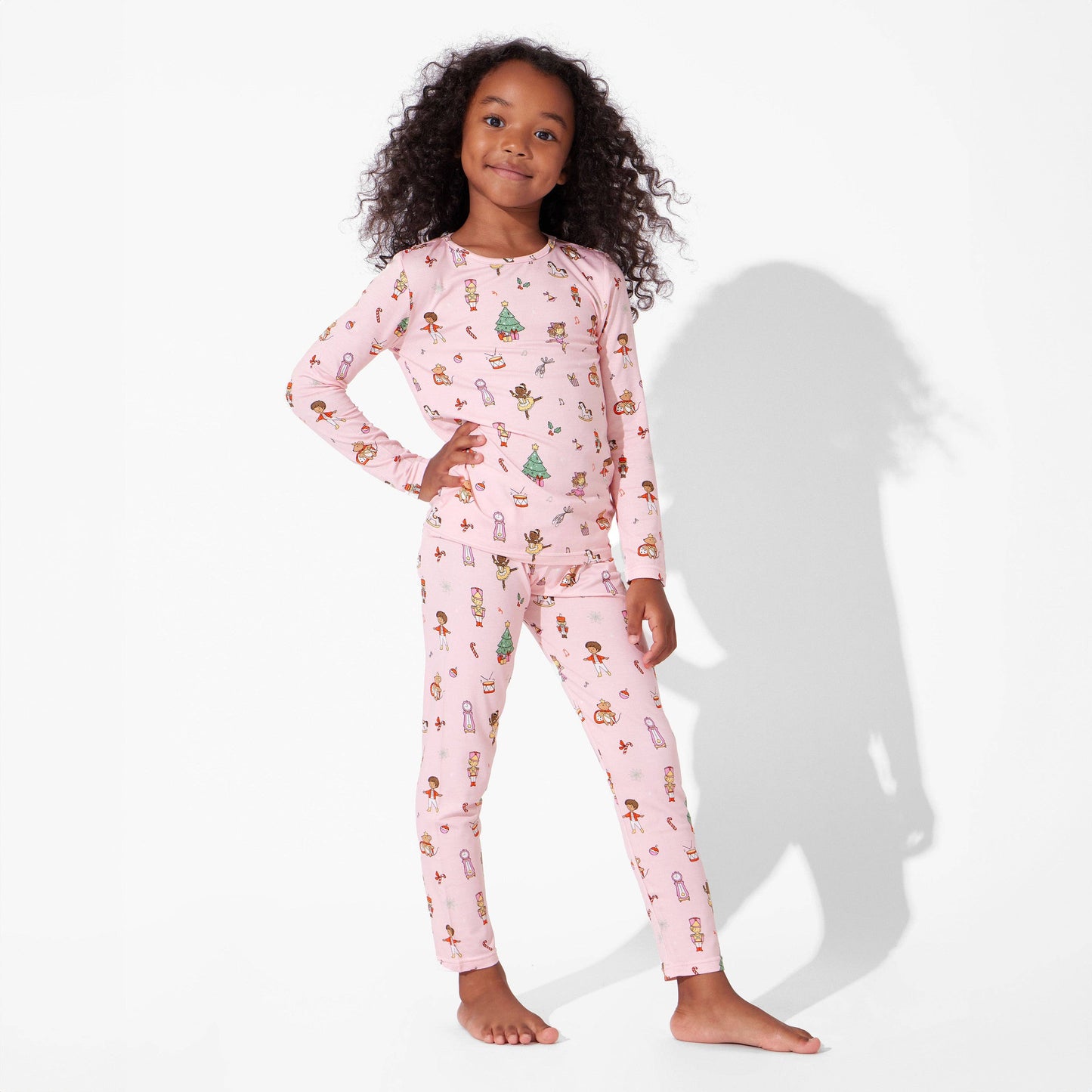 Kids Pink Nutcracker Pajamas