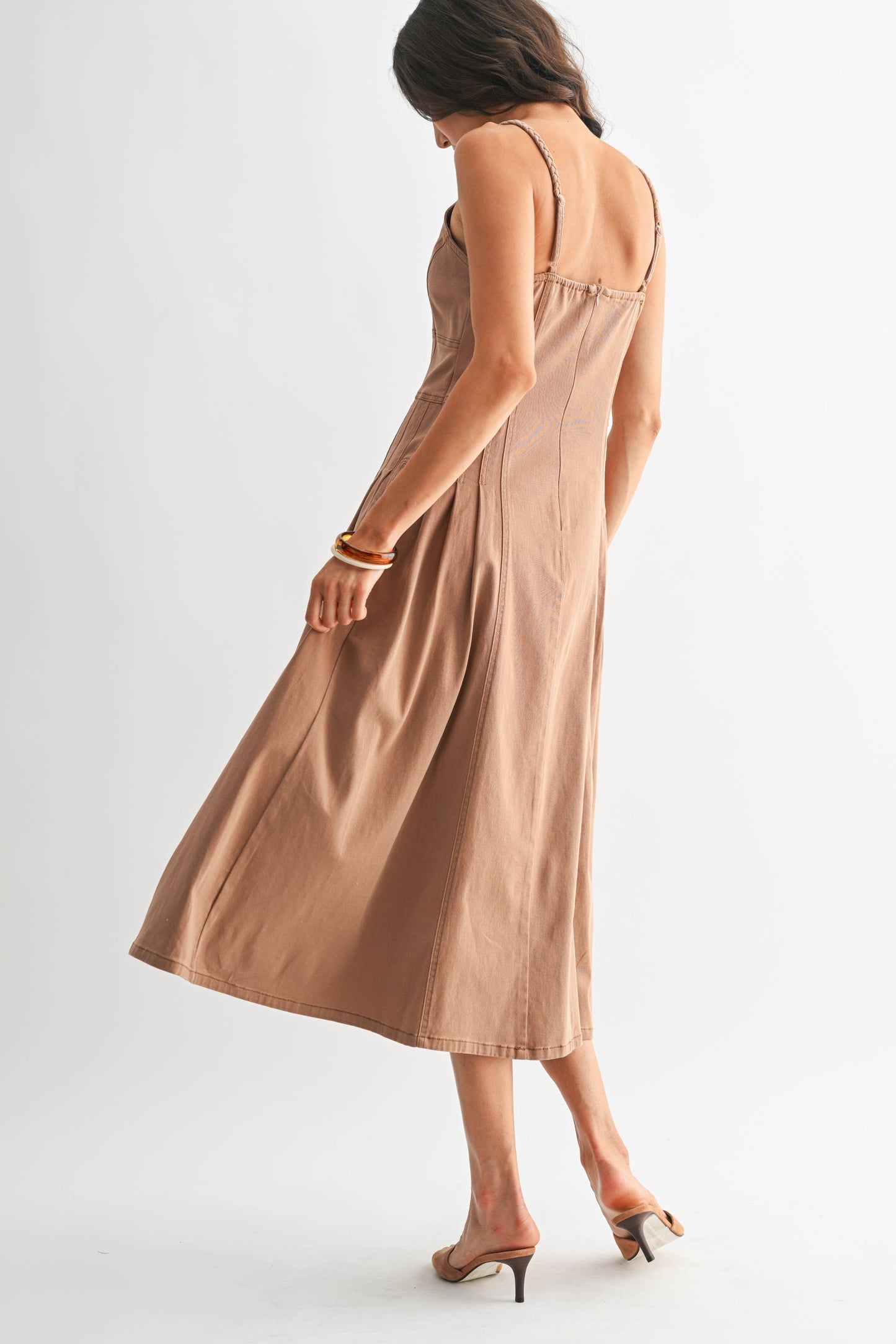 Mocha Denim Dress