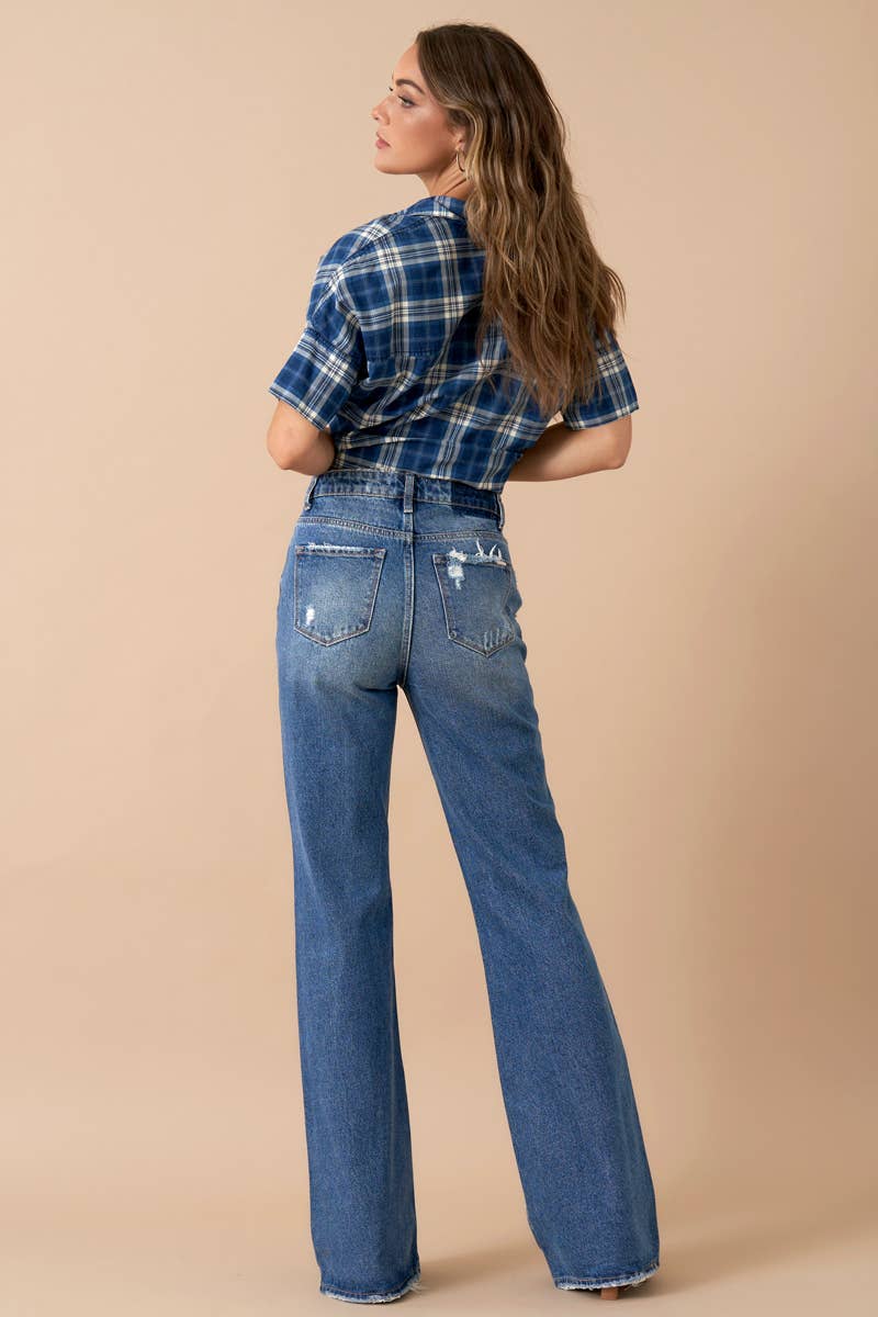 Relaxed Boot Cut Denim