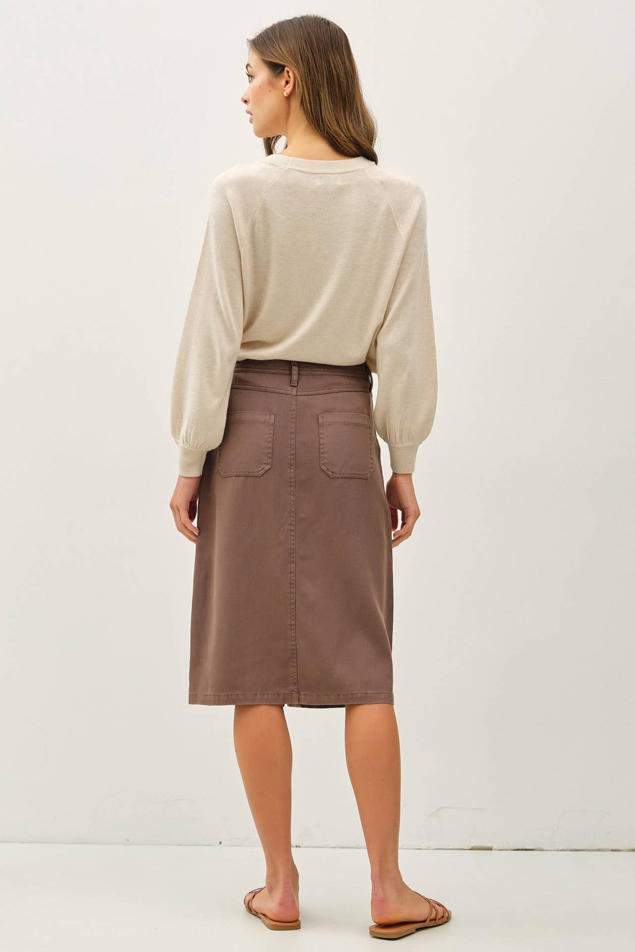 Cocoa Midi Skirt