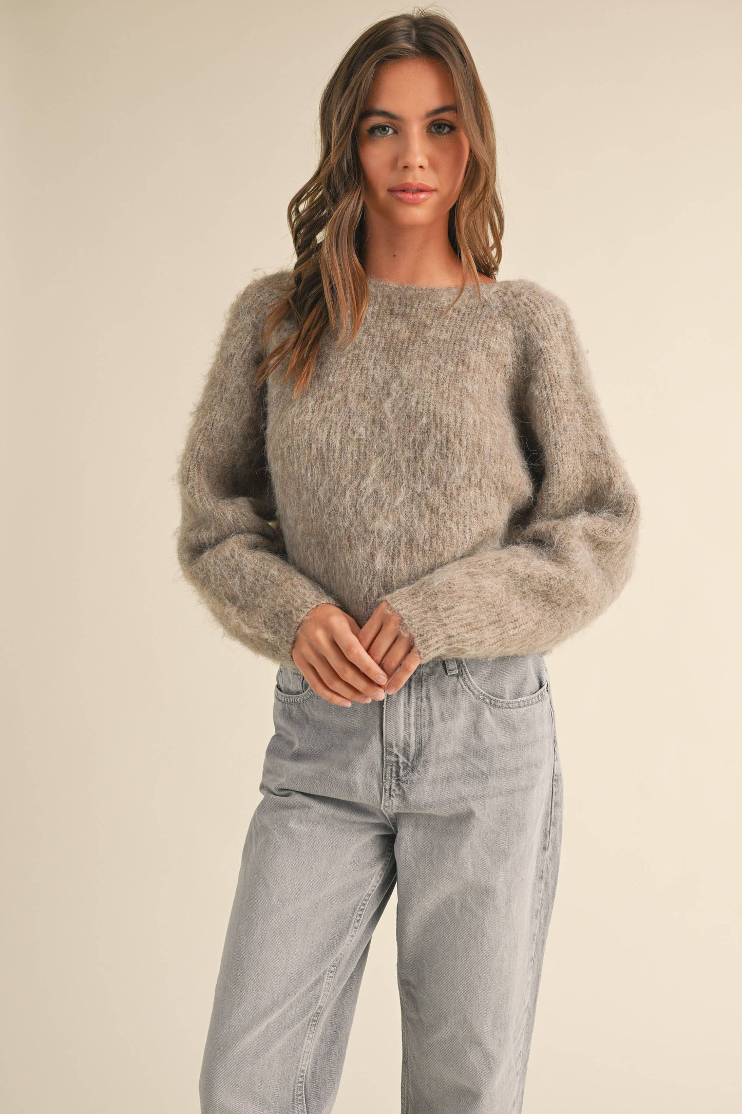 Twisted Cappuchino Sweater