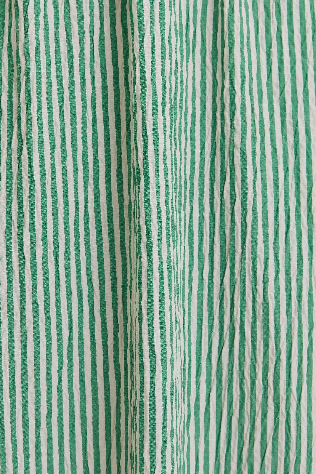 Green Striped Summer Dress