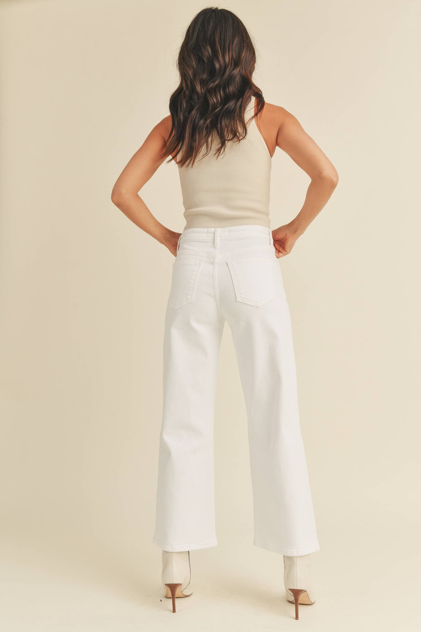 Slim White Denim