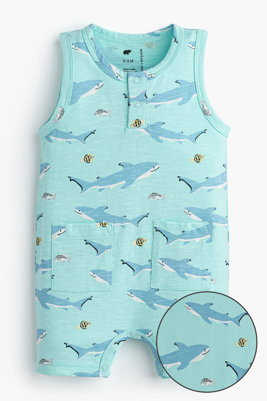 Sharks Henley Romper