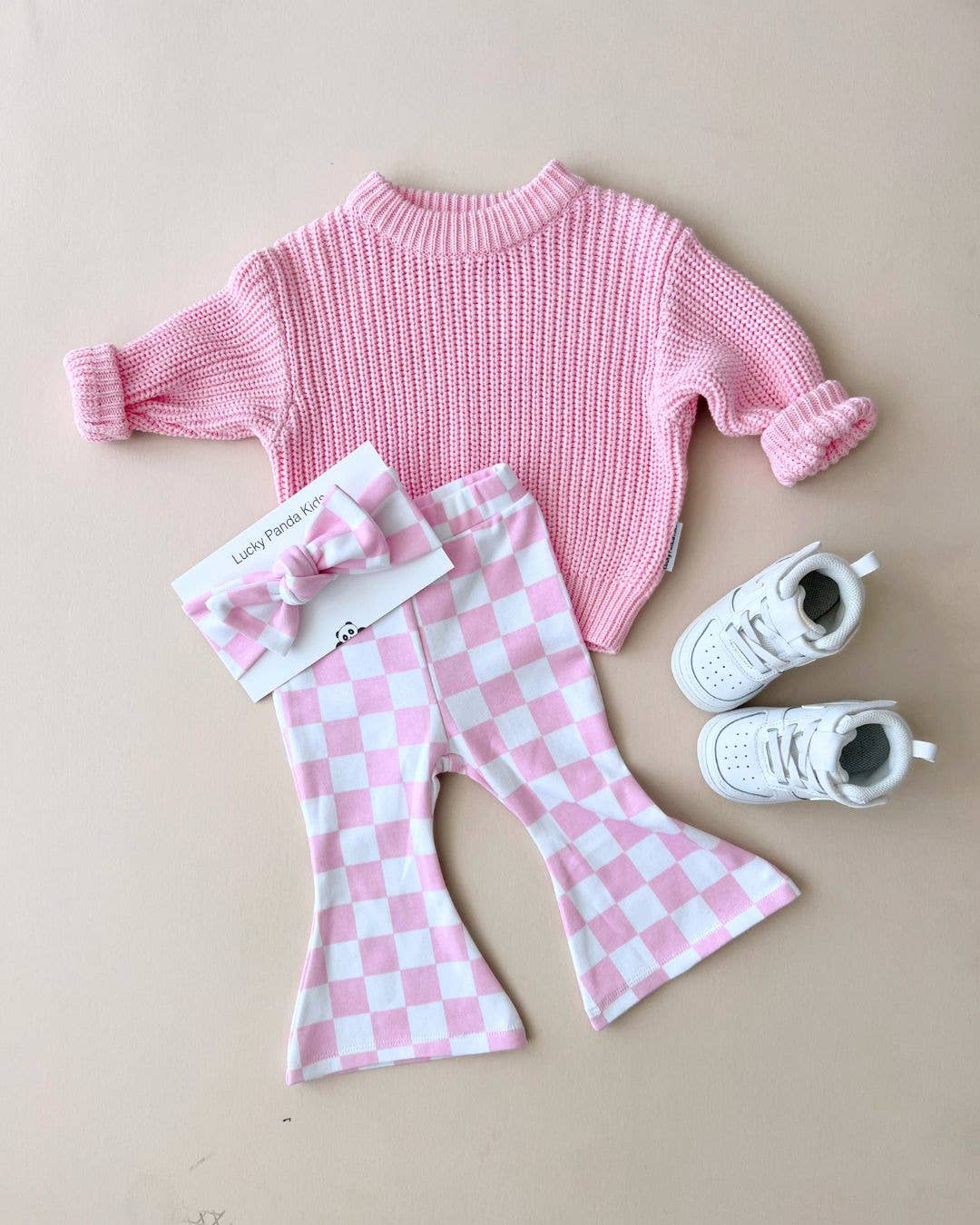 Kids Pink Chunky Sweater