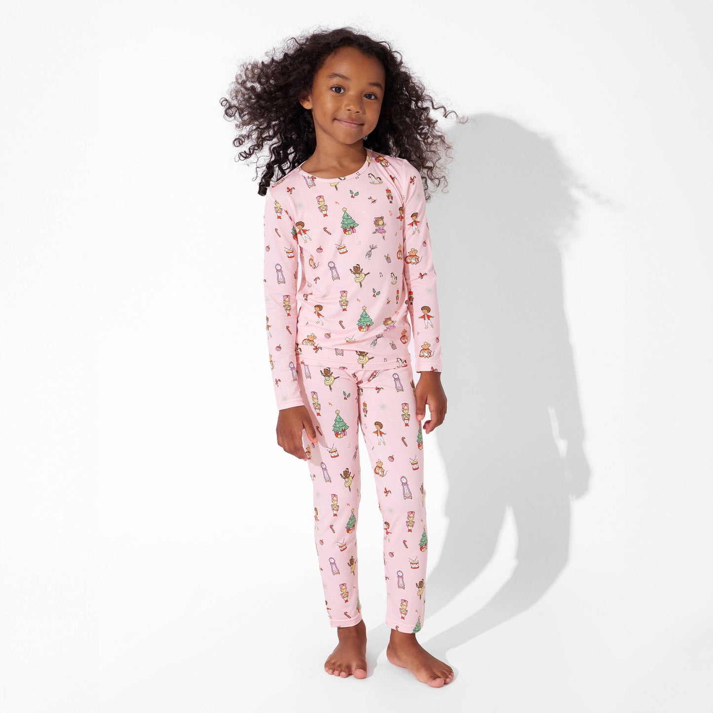 Kids Pink Nutcracker Pajamas