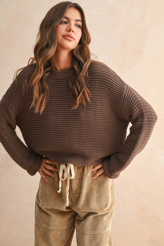 Chocolate Knit Sweater