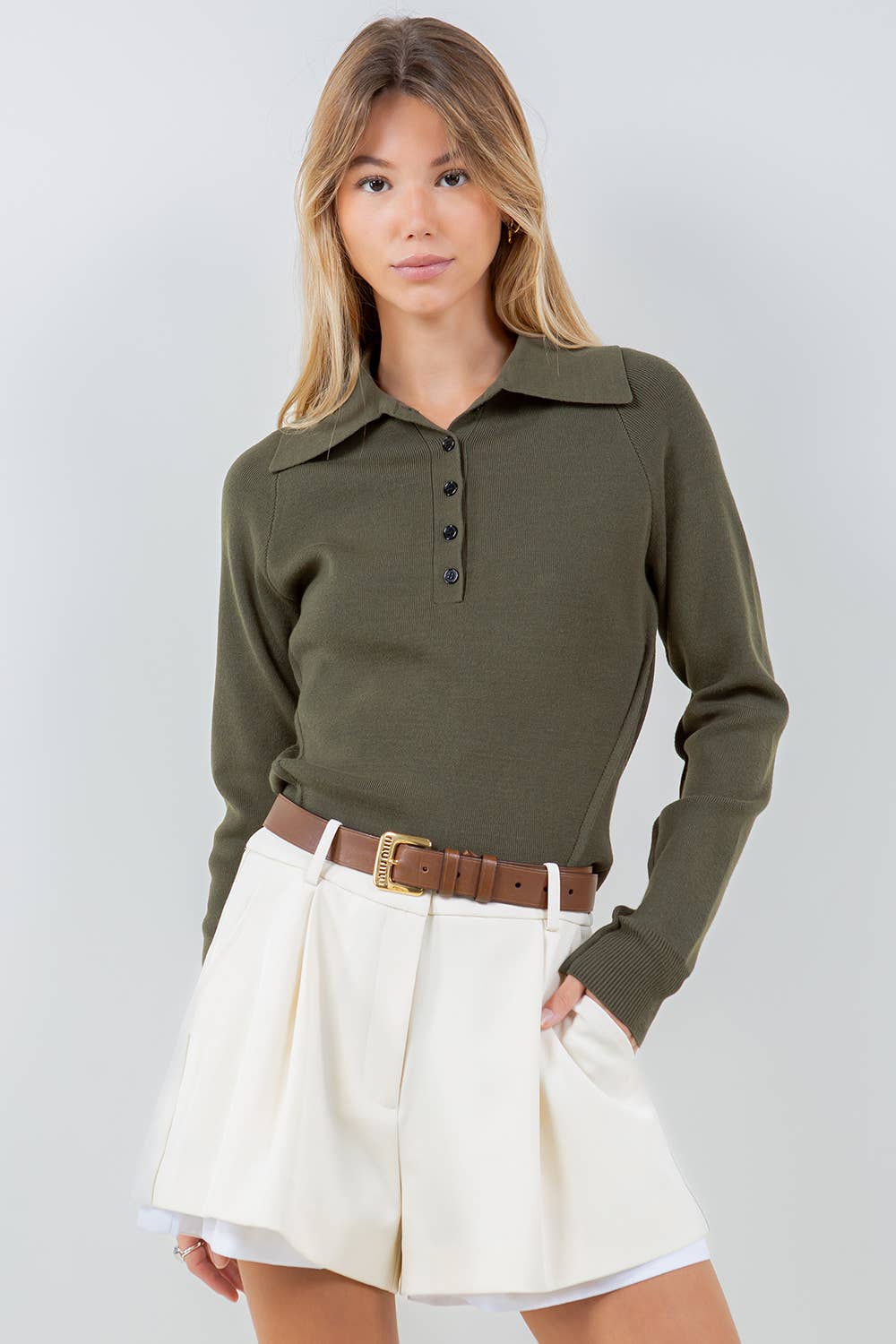 Olive Green Pullover