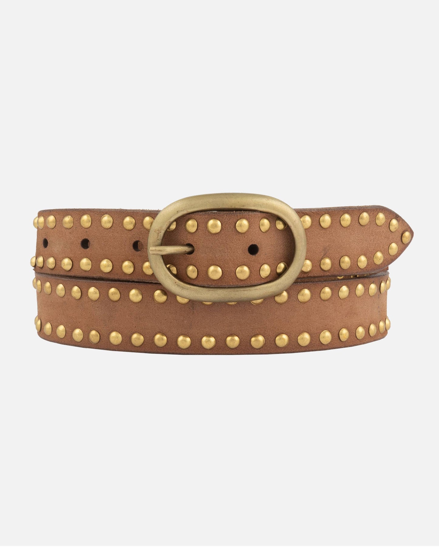 Studded Leather Belt