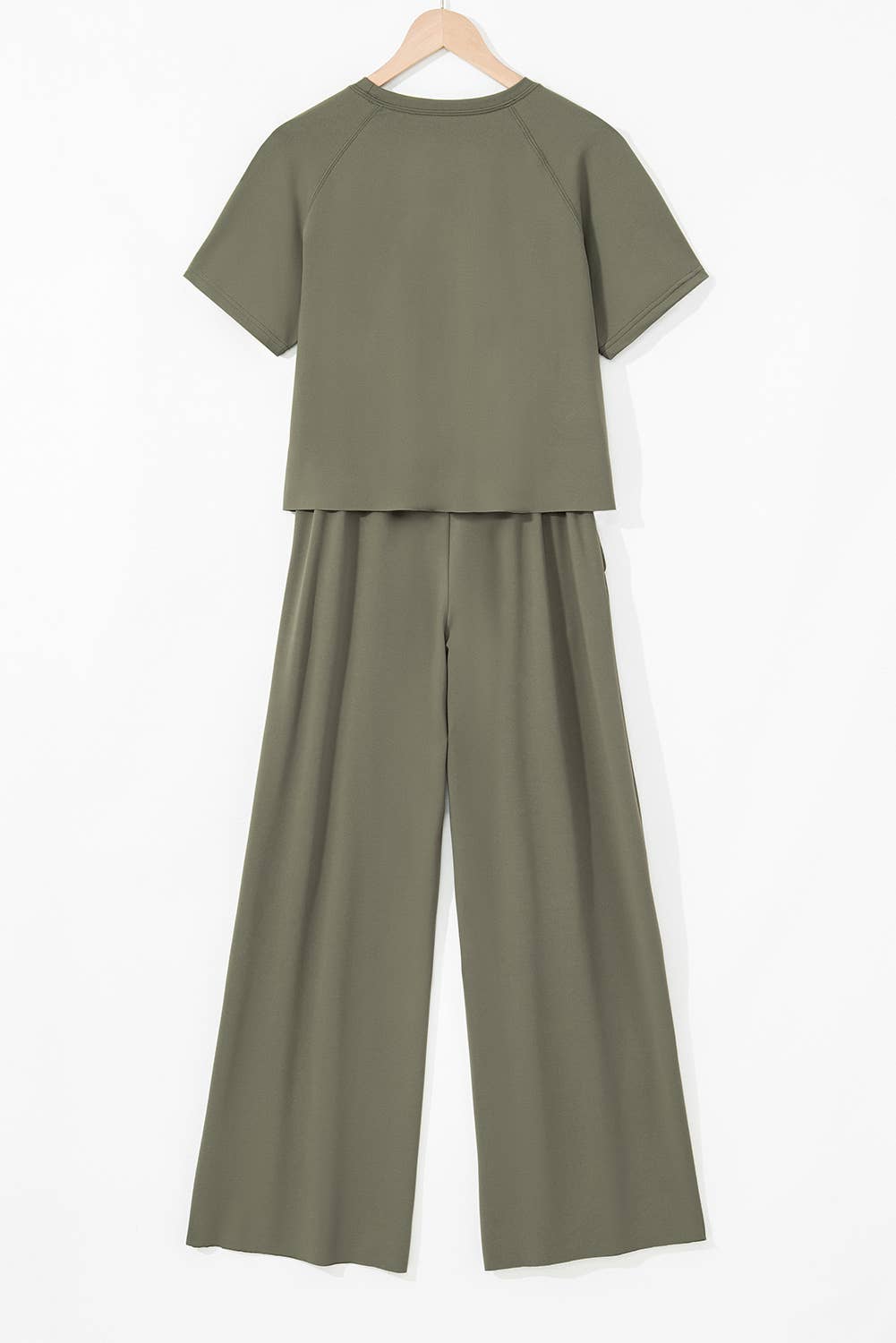 Olive Tee & Pants Set