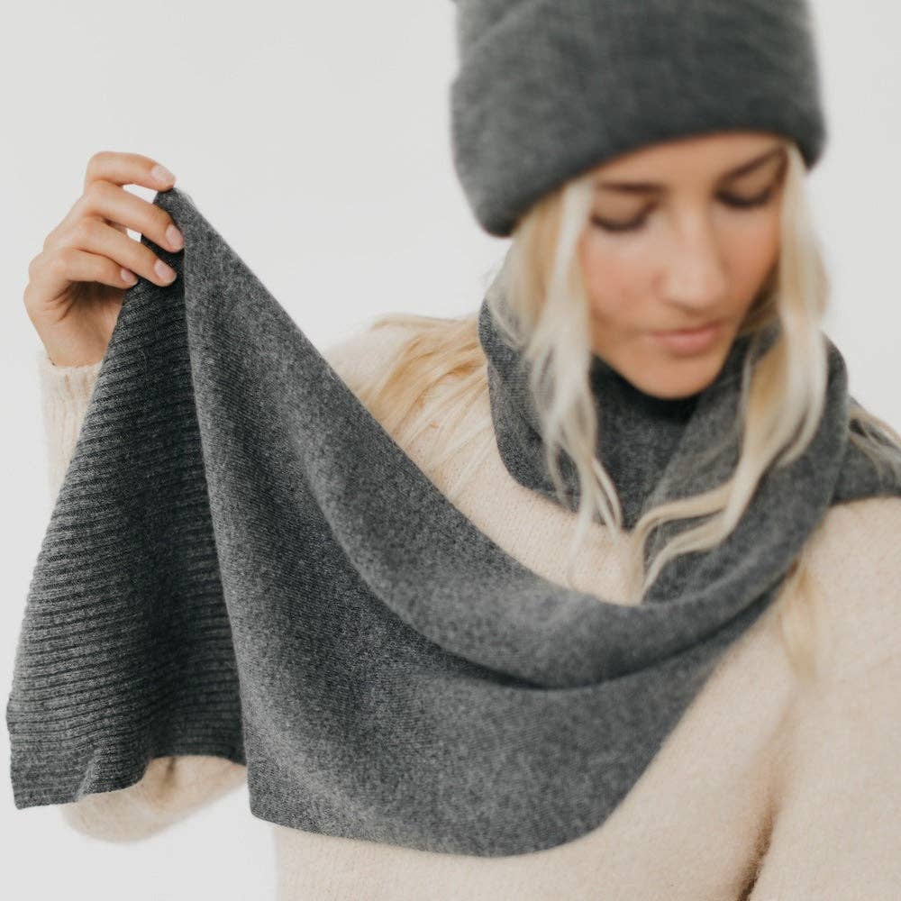 Cashmere Wrap & Beanie Set