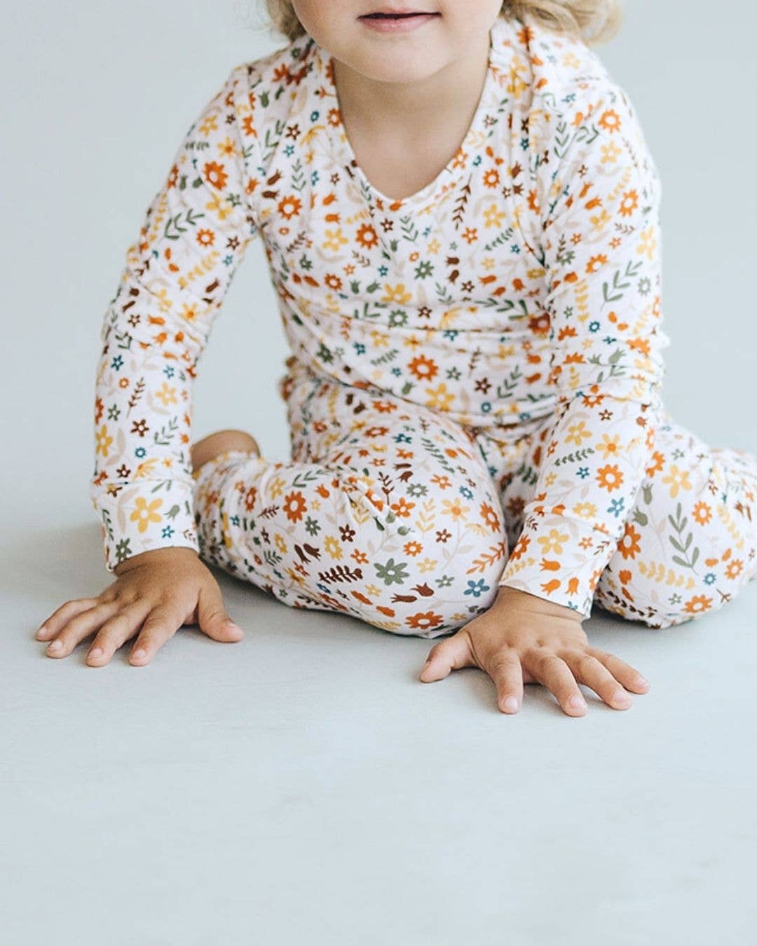 Kids Fall Flower Pajamas