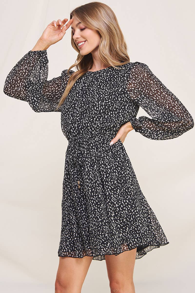 Black Polka Dot Dress