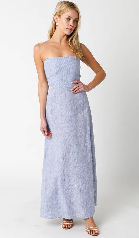 Denim Linen Dress