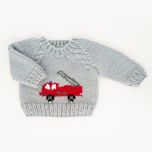 Kids Fire Engine Sweater