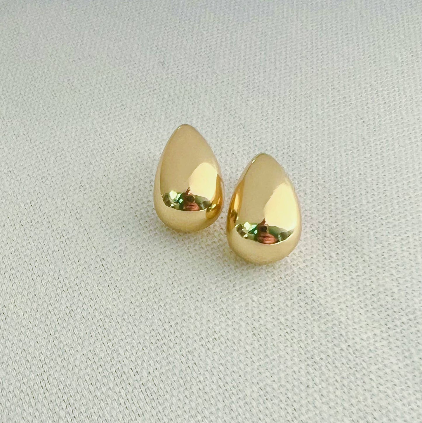 Gold Dome Earrings