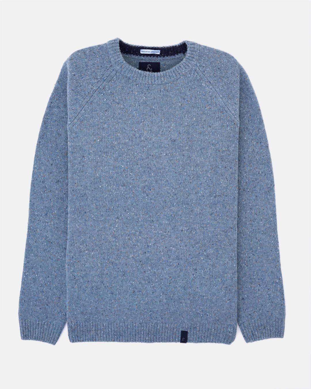 Donegal Knit Sweater - Blue