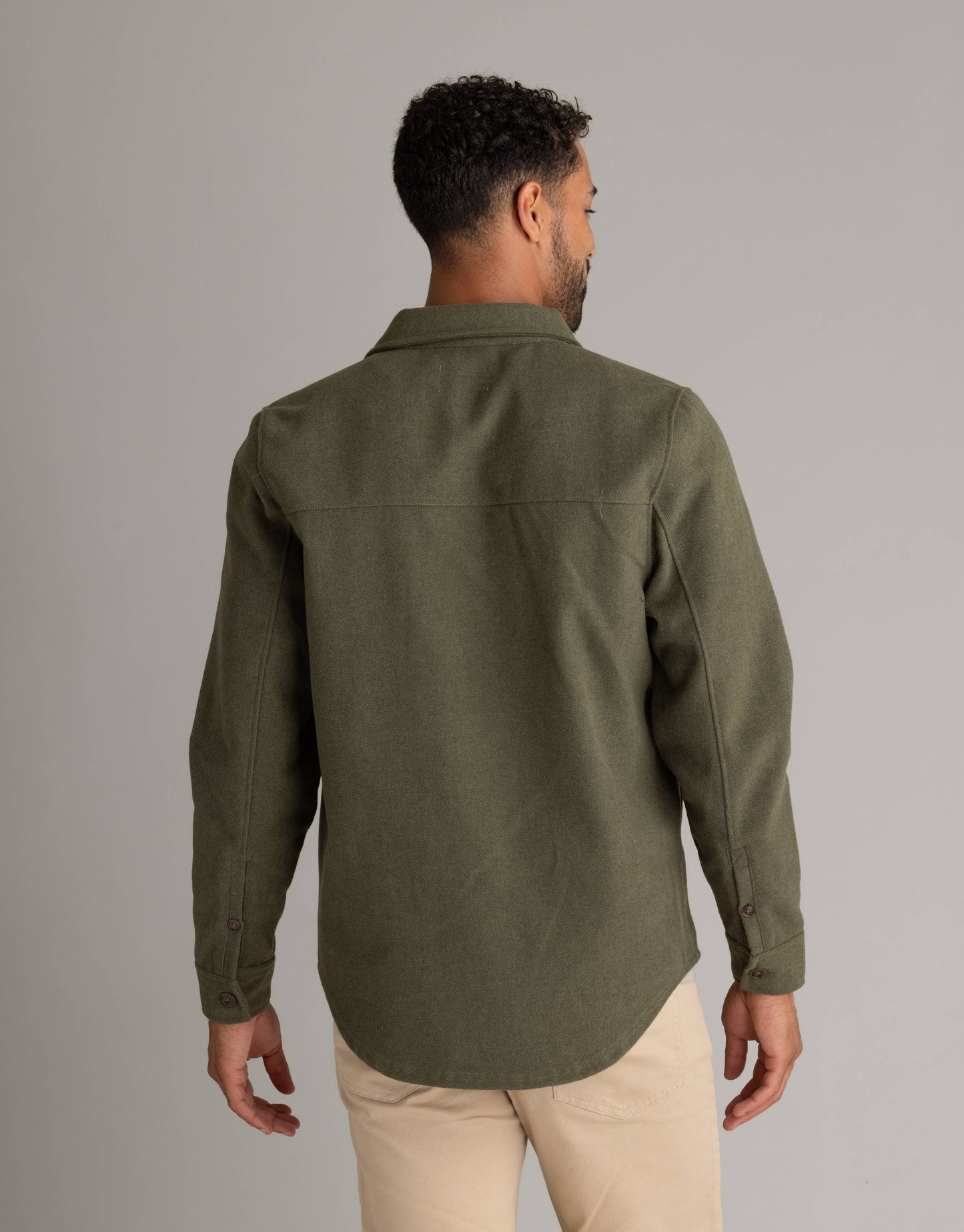 Mens Wool Shacket