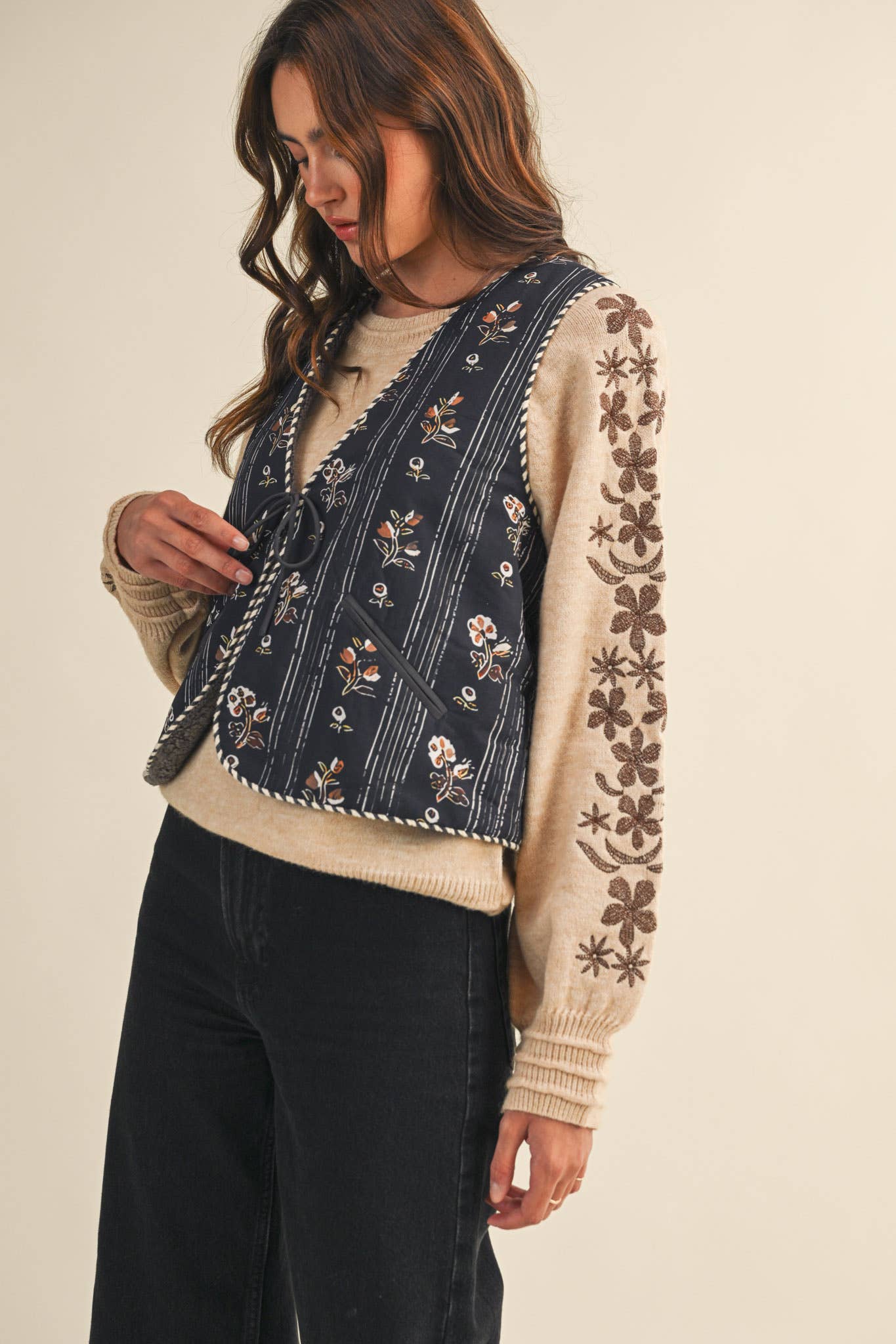 Floral Vest