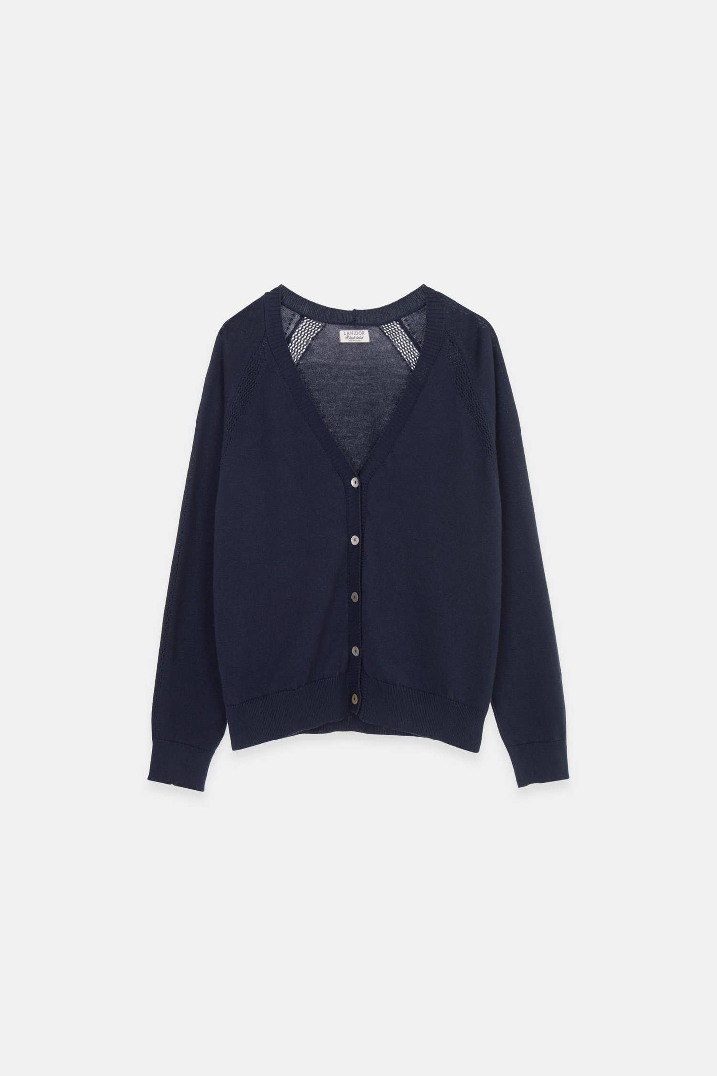 Navy Knit Cardigan