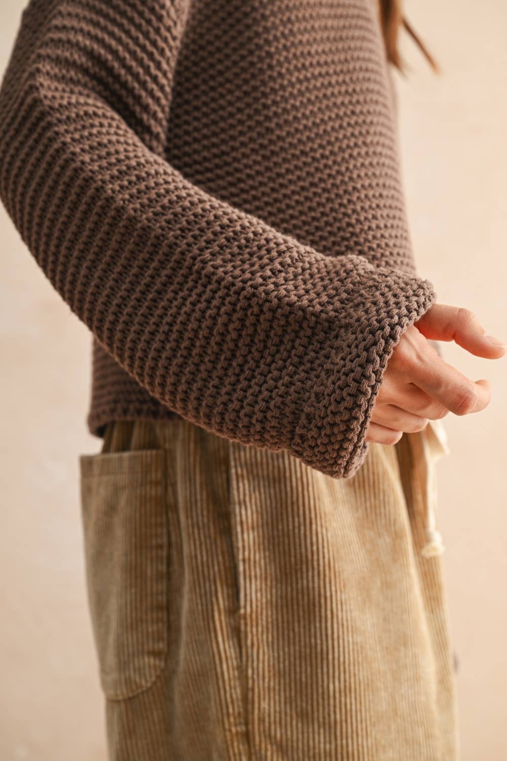 Chocolate Knit Sweater