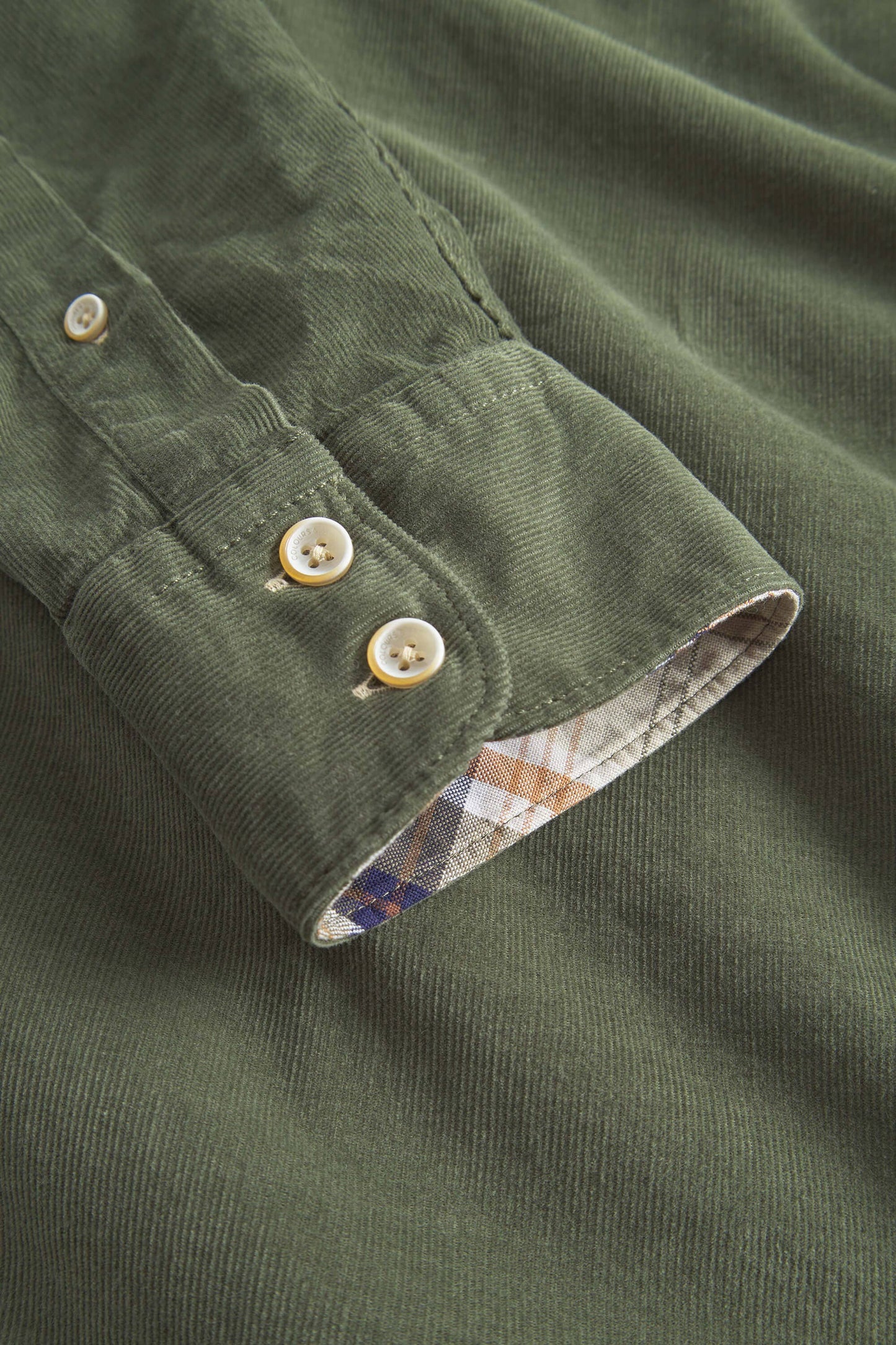 Green Corduroy Button Down