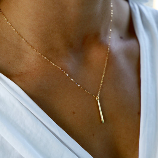 Gold Bar Necklace