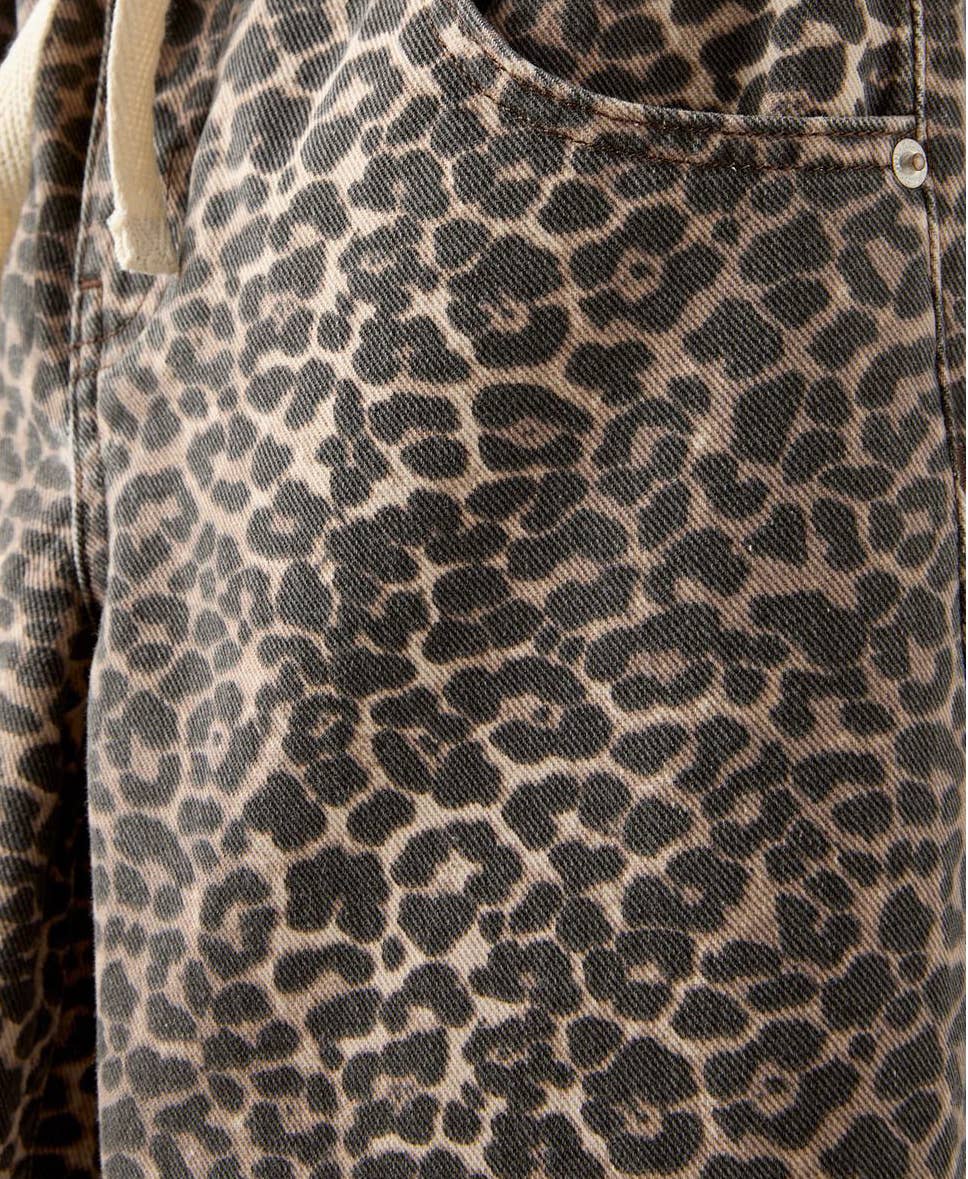 Leopard Print Jeans